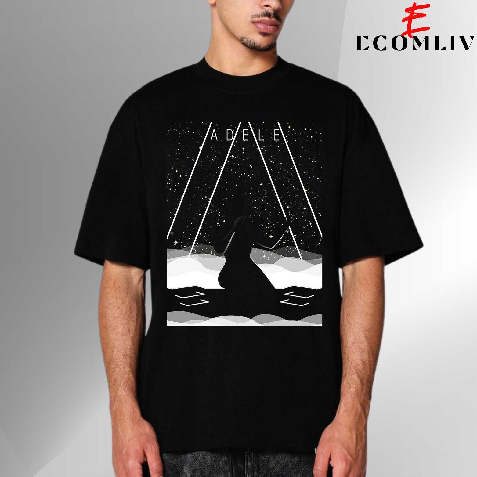 Adele Vintage Graphic T-Shirt, Unisex Music Tee, Streetwear Style Outfit